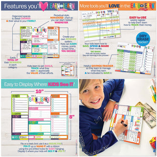 Happy Habits Bundle for Kids | Chore Chart, Gratitude Journal & Stickers + BONUS App Membership