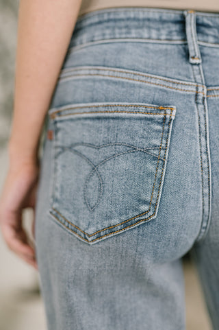 Elaine Mid Rise Boyfriend with Distress & Cuff, Ave Shops - A Blissfully Beautiful Boutique