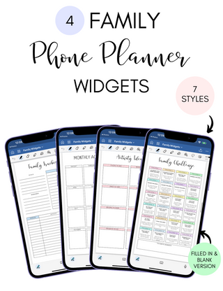 10 Phone Planner Widget Packs, Jessica Autumn - A Blissfully Beautiful Boutique