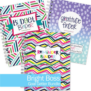 NEW! 2026-27 Dream Gift Bundle + BONUS 2026 Mini Calendar | Reminder Binder® Planner, Gratitude Finder® Journal and Budget Binder™