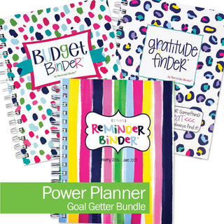 NEW! 2026-27 Dream Gift Bundle + BONUS 2026 Mini Calendar | Reminder Binder® Planner, Gratitude Finder® Journal and Budget Binder™