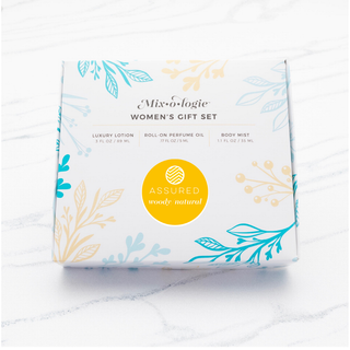 Assured (Natural) | Gift Set Trio Box, MIXOLOGIE - A Blissfully Beautiful Boutique