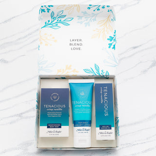 Tenacious (crisp vanilla) | Gift Set Trio Box, MIXOLOGIE - A Blissfully Beautiful Boutique