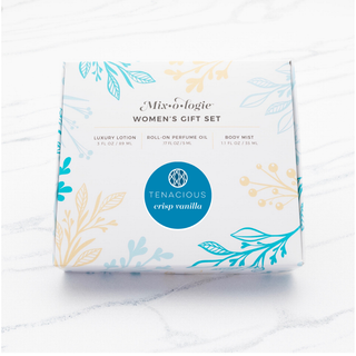 Tenacious (crisp vanilla) | Gift Set Trio Box, MIXOLOGIE - A Blissfully Beautiful Boutique