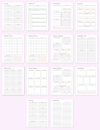 Goal Planning Expansion Pack, Jessica Autumn - A Blissfully Beautiful Boutique