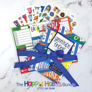 Happy Habits Bundle for Kids | Chore Chart, Gratitude Journal & Stickers + BONUS App Membership