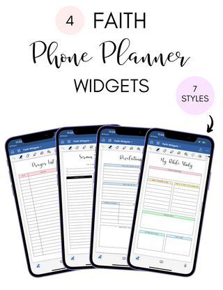 10 Phone Planner Widget Packs, Jessica Autumn - A Blissfully Beautiful Boutique