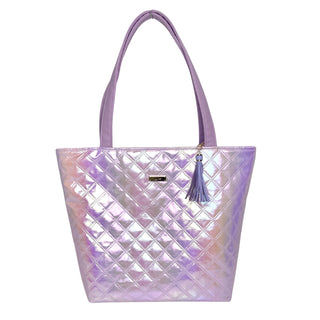 Lavender Luster Tote, Makeup Junkie Bags - A Blissfully Beautiful Boutique