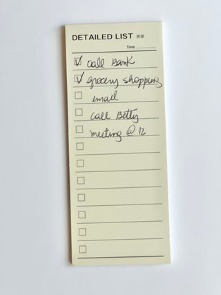 List Lined slim Notepad