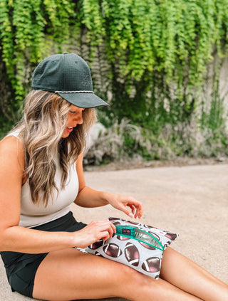 Sports Fan Football, Makeup Junkie Bags - A Blissfully Beautiful Boutique