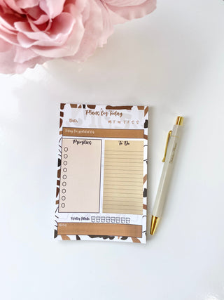 Daily Plans Minimalist Notepad Memo Sticky Notes, The Fabulous Planner - A Blissfully Beautiful Boutique