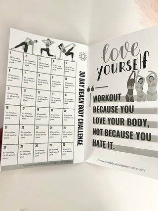 Fitness Workout Soft Cover Journal