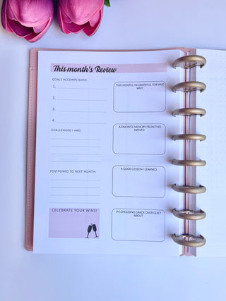 2026 Weekly and Monthly Discbound Planner - Laminated Cover