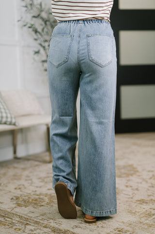 Monica High Waist Palazzo Featherweight with Drawcord, Ave Shops - A Blissfully Beautiful Boutique
