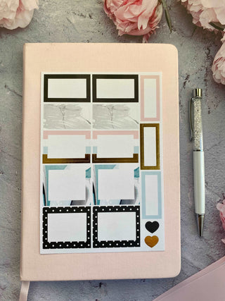 8 Sheets Functional Sticker Set for Planners