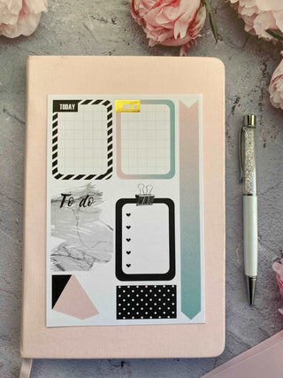 8 Sheets Functional Sticker Set for Planners