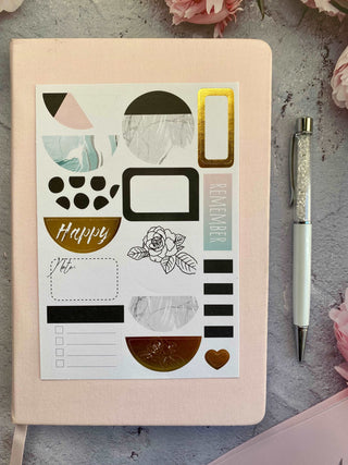 8 Sheets Functional Sticker Set for Planners