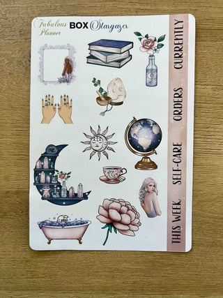 4 Sheets - Stargazer Planner Stickers Kit