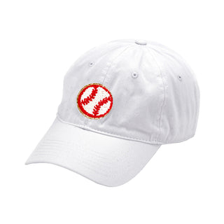 Baseball Patch White Cap