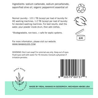Laundry Soap Powder, MamaSuds - A Blissfully Beautiful Boutique