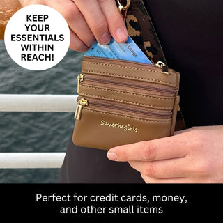 Clip & Go Strap with Pouch - Leopard Collection, SaveTheGirls - A Blissfully Beautiful Boutique