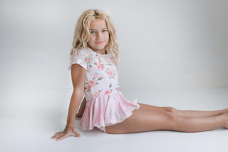 Pale Rose Skirted Leotard, Oopsie Daisy - A Blissfully Beautiful Boutique