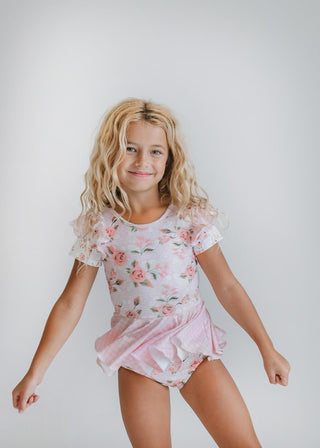 Pale Rose Skirted Leotard, Oopsie Daisy - A Blissfully Beautiful Boutique