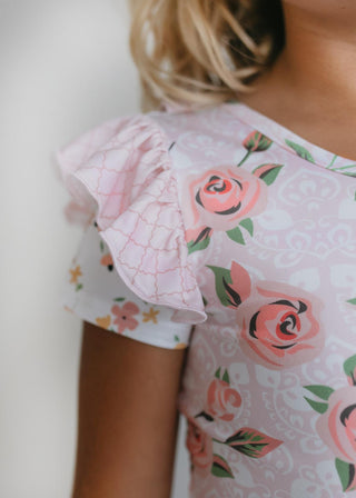 Pale Rose Skirted Leotard, Oopsie Daisy - A Blissfully Beautiful Boutique
