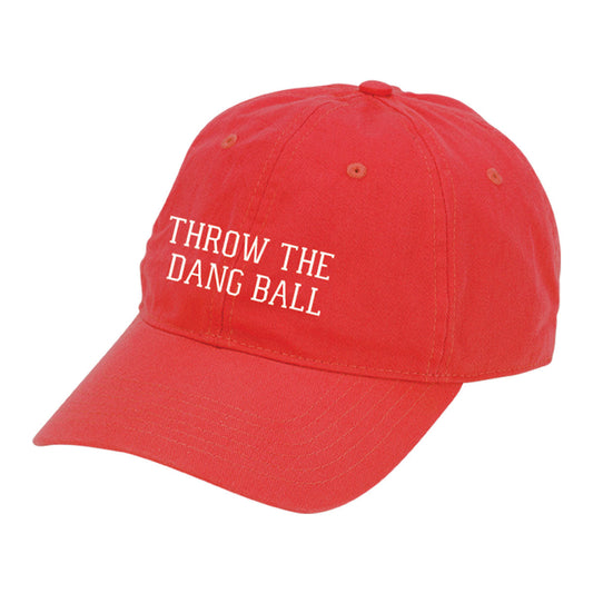 Throw the Dang Ball Red Cap
