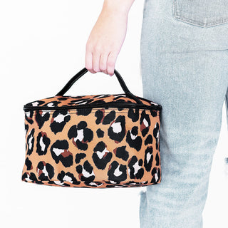 Spotlight Leopard Cosmetic Bag