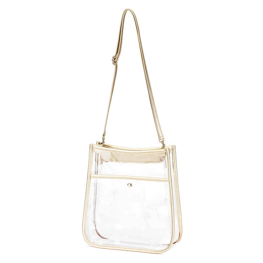 Gold Clear Heather Purse