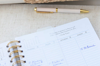 Snap-In Bookmarks for Spiral Planners (2 Pack), momAgenda - A Blissfully Beautiful Boutique