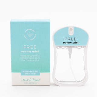 Free (ocean mist) | Moisturizing Body Mist, MIXOLOGIE - A Blissfully Beautiful Boutique