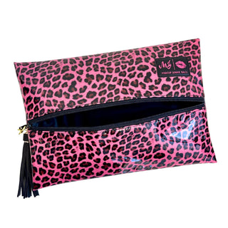 Makeup Junkie - Pink Patent Leopard