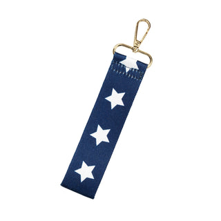 Navy Star Wristlet Strap