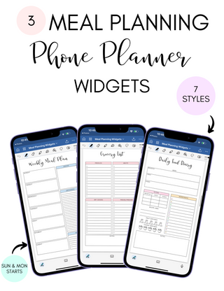 10 Phone Planner Widget Packs, Jessica Autumn - A Blissfully Beautiful Boutique