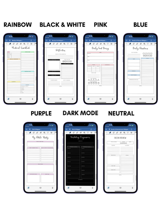 10 Phone Planner Widget Packs, Jessica Autumn - A Blissfully Beautiful Boutique