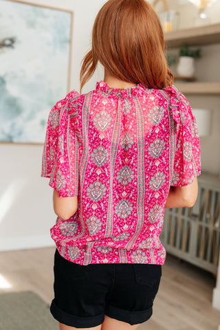 Moments Like This V-Neck Bell Sleeve Blouse, Ave Shops - A Blissfully Beautiful Boutique