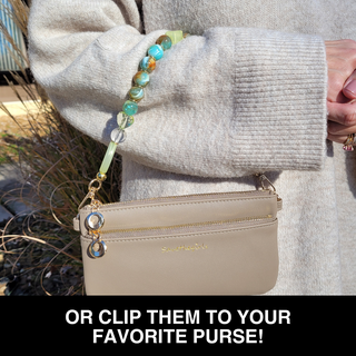 Clip & Go Beaded Wristlet Nina Collection, SaveTheGirls - A Blissfully Beautiful Boutique