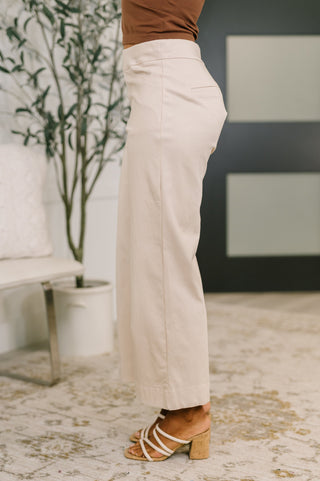 Only Pair High Waisted Wide Leg Bottoms in Linen, Ave Shops - A Blissfully Beautiful Boutique