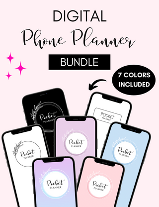 Digital Phone Planner Bundle, Jessica Autumn - A Blissfully Beautiful Boutique