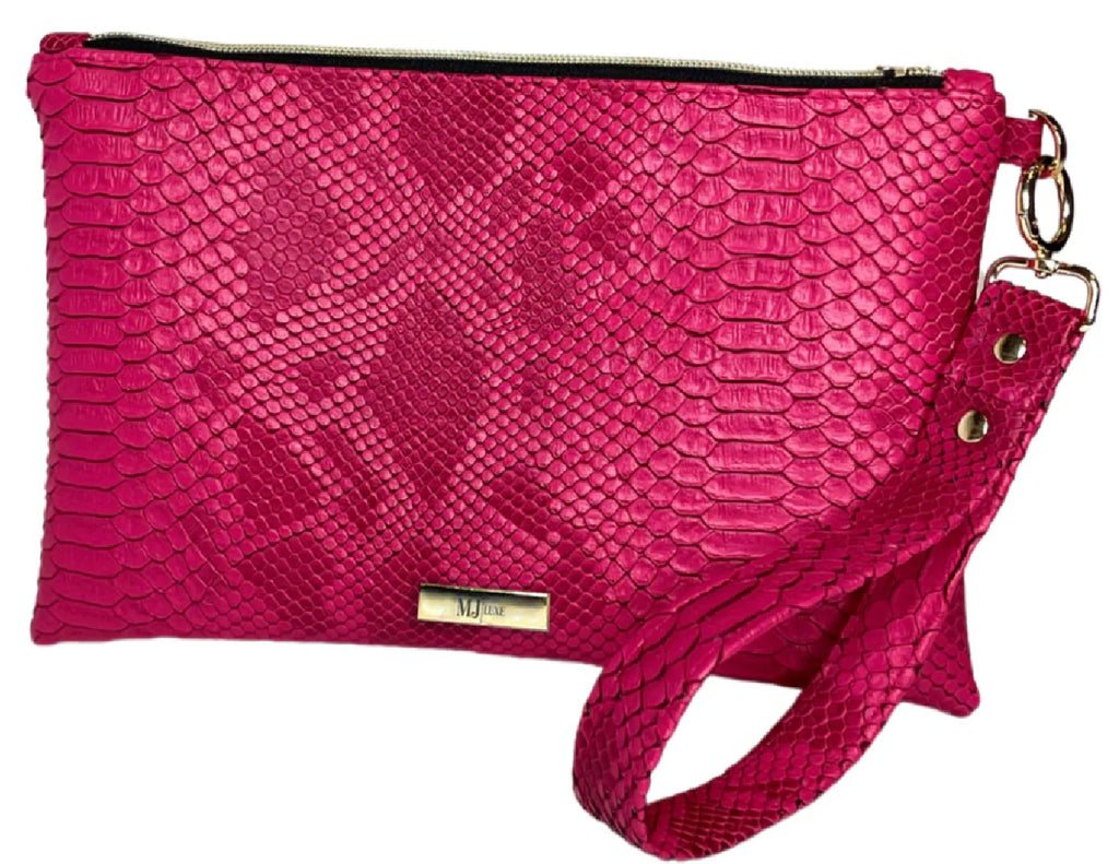 Makeup Junkie - Pink Python MJ Luxe Clutch (Pre-Order | A Blissfully ...
