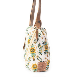 Myra Oasis Blooms Floral Fanny Pack for Women – Compact Belt Bag with Leather Strap for Travel & Concerts, Myra USA - A Blissfully Beautiful Boutique