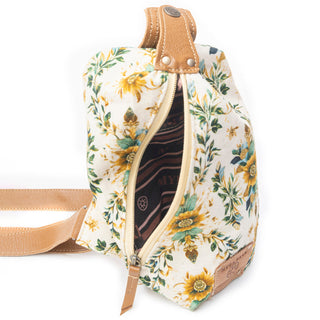 Myra Oasis Blooms Floral Fanny Pack for Women – Compact Belt Bag with Leather Strap for Travel & Concerts, Myra USA - A Blissfully Beautiful Boutique