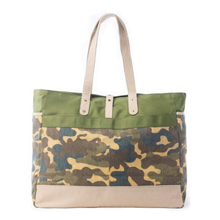 Myra Ranger's Day Weekender Bag in Shadow Camo Green, Myra USA - A Blissfully Beautiful Boutique