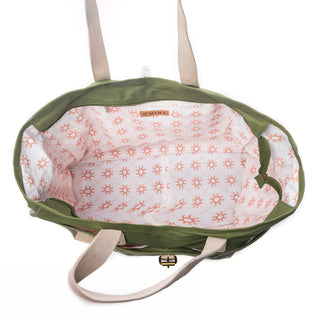 Myra Ranger's Day Weekender Bag in Shadow Camo Green, Myra USA - A Blissfully Beautiful Boutique