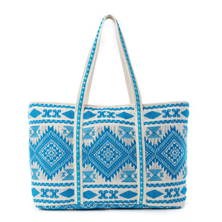 Myra Lagoon Trail Weekender Bag in Ocean Sand, Myra USA - A Blissfully Beautiful Boutique