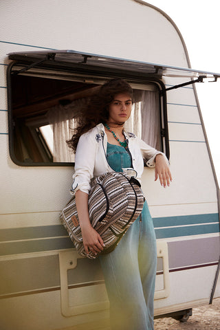 Myra Echoes of Earth Backpack in Sandy Ridge, Myra USA - A Blissfully Beautiful Boutique