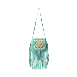 Myra Mojave Meadow Leather Bag in Dusty Jade, Myra USA - A Blissfully Beautiful Boutique