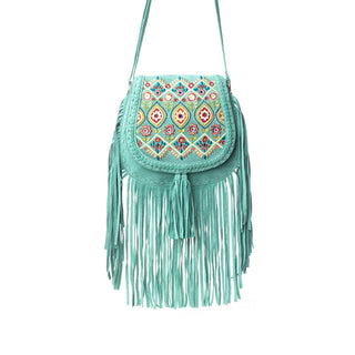 Myra Mojave Meadow Leather Bag in Dusty Jade, Myra USA - A Blissfully Beautiful Boutique